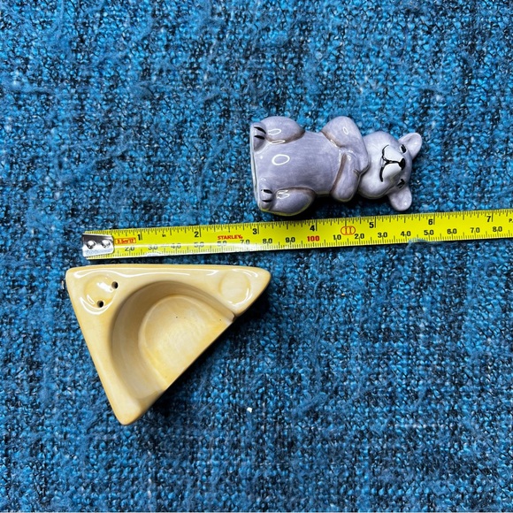Vintage Salt and Pepper Home Collectables Mouse and Cheese Home Essentials - Picture 10 of 10